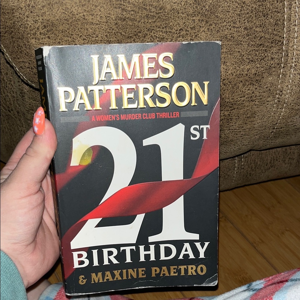 James Patterson 21st Birthday (Black/Red) - Paperback Thriller